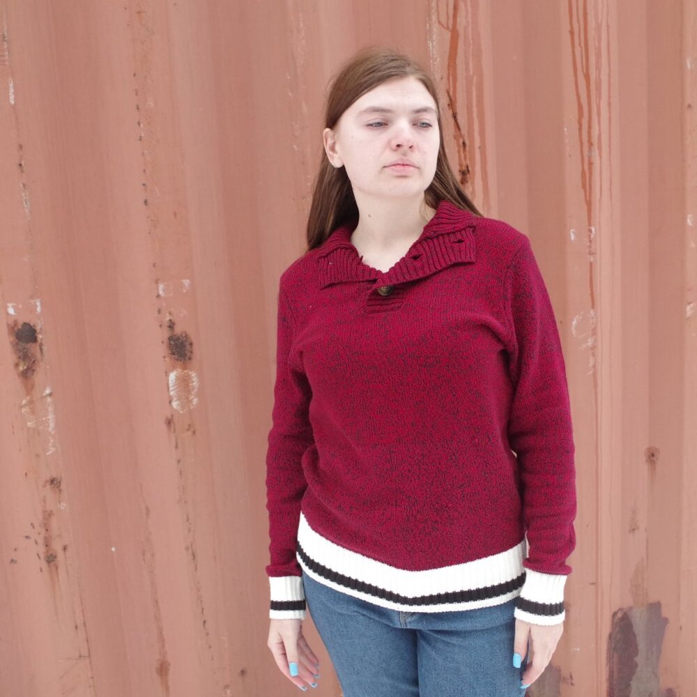 Mountain Ridge Red Brick Sweater
